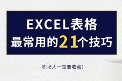 你真的会用Excel吗？揭秘21个职场必备的Excel技巧！