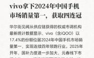 vivo四连冠背后：是技术创新还是用户导向？揭秘国产手机巨头的制胜法宝！